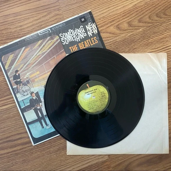 The Beatles Something New Vinyl Record - Picture 3 of 7